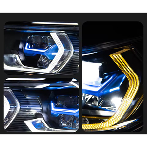 Faro delantero <span class=keywords><strong>de</strong></span> estilo automotriz para BMW X5 G05 X6 G06 2019-2023, conjunto <span class=keywords><strong>de</strong></span> <span class=keywords><strong>faros</strong></span> LED láser, DRL, proyector <span class=keywords><strong>de</strong></span> doble color. - Product Image 3