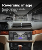Autoradio multimédia Linux 7 pouces avec lecteur DVD stéréo, CarPlay sans fil et vidéo pour BMW X5 E53/Série 5 E39, écran HD