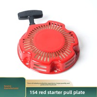 Démarreur à tirette pour moteur à essence 154F rouge, accessoire pour micro-motoculteur et machines agricoles, fabriqué en Chine