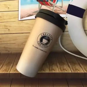 Toptan kahve tumblers 17oz paslanmaz çelik kahve seyahat kupa kahve kapaklı kupa