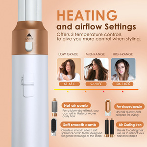 HQ Mixed Proc Multi-Function 1000W Brushless Motor Ionic Negative Ion Hair Dryer & Straightener Styling Comb Curling Household - Product Image 6