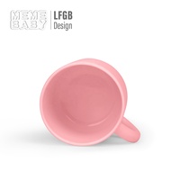 Tasse à café expresso blanche en silicone à motif uni sublimation camping tasse à café en silicone de qualité alimentaire personnalisée avec poignée