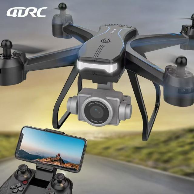 4DRC V14 Beginner GPS Drone HD 4K Camera 4-axis Gyro Foldable Design 100m Transmission Quadcopter Remote Control Plastic
