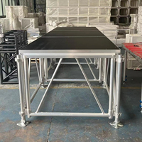 Escenario Portátil de Aluminio para Conciertos al Aire Libre con Montaje Rápido, Capacidad de Carga de 100 kg para Sistemas de Truss para Eventos