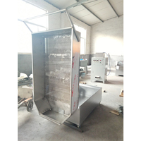 Chariot de refroidissement d'arachides haute efficacité 100 kg/lot 1,5 kW 220 V 380 V, machine de refroidissement de noix et de rôtissoire d'arachides