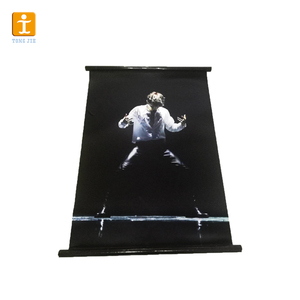 <span class=keywords><strong>Image</strong></span> de <span class=keywords><strong>dessin</strong></span> personnalisée élément quadratique mural affiche de rouleaux bannières de défilement suspendues publicitaires avec tige en alliage - Product Image 6