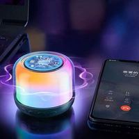 WW534 2025 Enceinte LED portable intelligente étanche stéréo Bluetooth pour extérieur, DJ, fête, mini, RGB, colorée, pour gaming, personnalisable, cadeaux