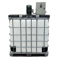 Agitateur à lame pliée 4kw, mélangeur IBC, peinture, viscosité, fluide, agitateur électrique, réservoir IBC de 1000L, mélangeur