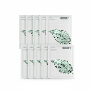 Isntree High Quality Mugwort Calming Gauze Mask Sheet 10Pcs Facial Masks - Product Image 2