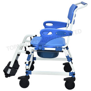 Chaise de toilette de sécurité pour salle de bain pour personnes âgées, chaise de transfert de douche 3 en 1, chaise de toilette à côté de la chaise roulante pour les soins à domicile - Product Image 3