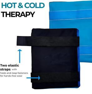 Sacchetti Termici di Alta Qualità, Impacco di Gel Elastico Grande <span class=keywords><strong>per</strong></span> Spalle, Braccia, Schiena e Cosce Trattamento a freddo e a caldo - Product Image 4