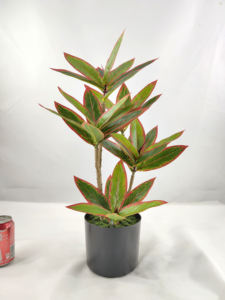 Plante verte artificielle en pot, 1 pièce, plante verte artificielle pour l'intérieur, paysage de jardin, <span class=keywords><strong>aménagement</strong></span> paysager, bonsaï, décoration simple - Product Image 2