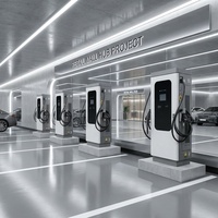 Estación de Carga Rápida DC de 120kW con Doble Conector, Sistema Integrado con OCPP 1.6J/2.0.1 para Flotas Comerciales