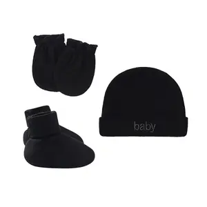 3 pçs/<span class=keywords><strong>set</strong></span> recém-nascidos algodão cap gorro macio infantil nightcap luvas meias <span class=keywords><strong>set</strong></span> para o bebê menino menina - Product Image 5