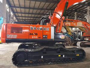 Excavadora de cadenas Hitachi ZX250 HG naranja, excavadora hidráulica, equipo de construcción - Product Image 2