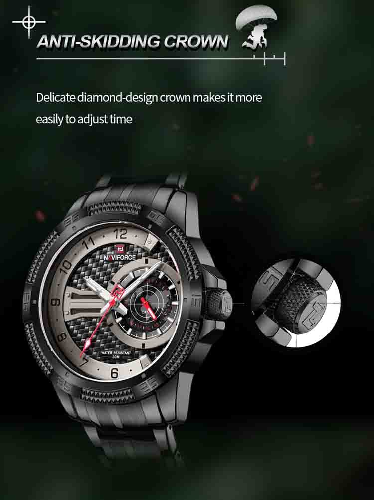 NAVIFORCE NF9206 luxury gold men quartz watch stylish stainless steel strap Waterproof date display Minimalist business watch