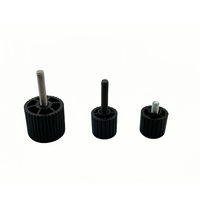 Vis à tête moletée noire en acier inoxydable, bouton fileté pour fixation de machines et équipements, poignée en plastique, vis M5 M6 M8 M10