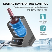 Bouteille Refroidisseur de vin gris Iceless utilisation bar maison RV Refroidissement garder au froid