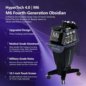 Appareil de soin du visage professionnel le plus populaire, machine de beauté pour le visage avec vapeur, machine d'hydrodermabrasion 14 en 1 - Product Image 3