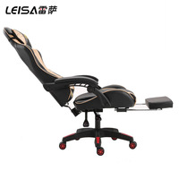 Chaise de bureau ergonomique pivotante Anji Leisa en gros, chaise de jeu de course inclinable avec repose-pieds