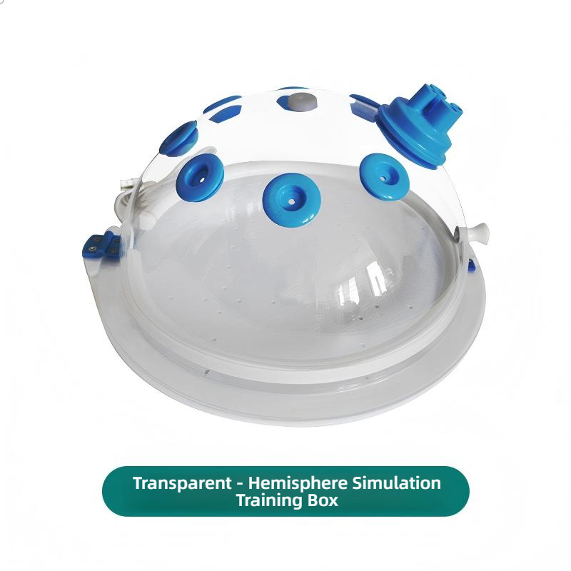 Caja de Entrenamiento Transparente Hemisferio Blanco