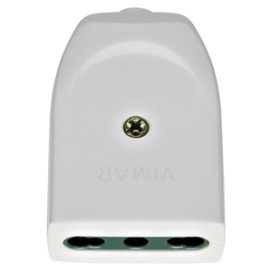 วิมาร์ 2P+T 16A P17/11 ปลั๊กไฟสีขาว 13x6x1.7 ซม. - Product Image 1