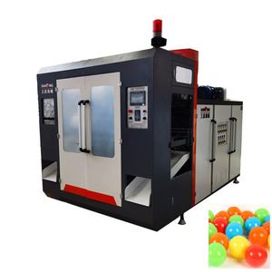 Automatische CE-gecertificeerde machine voor het maken van plastic zeeballen/oceanballen/kinderballen/zachte speelgoedballen/blowmoldingmachine met hoge capaciteit - Product Image 5