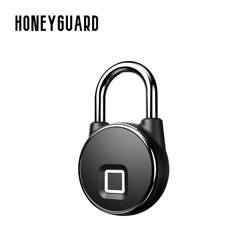 HONEY GUARD HSL011 Quick Smart Unlock Biometrisches Vorhänge schloss USB Wiederauf lad bares Fingerabdruck-Vorhänge schloss Smart Padlock