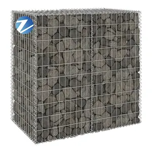 용접 gabion 울타리 철 와이어 메쉬 여러 모델 핫딥 아연 도금 용접 gabion 바구니 용접 gabion