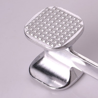 Marteau à viande double face en alliage d'aluminium pour steak et bœuf, grand format, usage domestique, vente en gros