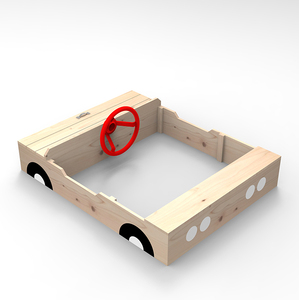 Di legno Cortile di Figura Dell'automobile Pagare <span class=keywords><strong>Sandpit</strong></span> Giocattoli Per Bambini All'aperto Sandbox Scavatrice per i bambini - Product Image 3