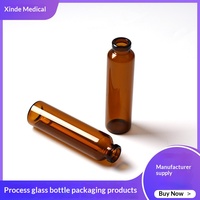 Flacons cylindriques en verre brun de 10 ml, bouteilles pour liquides oraux, flacons de dosage, flacons pour compléments alimentaires, sur mesure