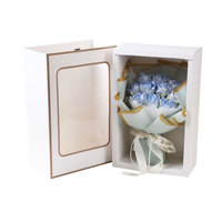 Boîte cadeau Bouquet Saint-Valentin Savon rose Fleur éternelle Art Fleur Vente en gros de fleurs