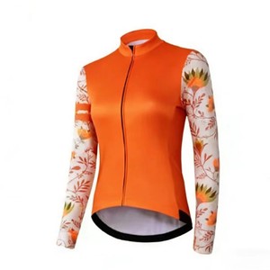 Jersey de Ciclismo de Manga Larga con Cierre Completo, Ligero, Transpirable, Resistente al Viento, Estampado en Varios Colores, de Alta Calidad y en Oferta para Ciclistas - Product Image 3