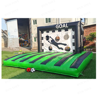 Jeu de football gonflable commercial, jeu de défi, cible de tir, but gonflable pour événement / location de fête