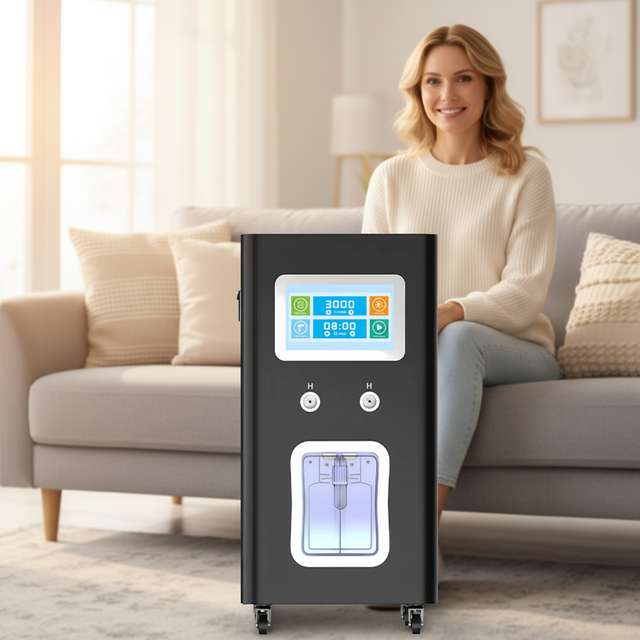 Hydrogen Gas Generator 3000ml PEM SPE Molecular H2 O2 Electric 99.9999% Purity AC 110V/220V