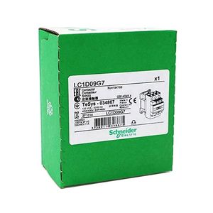 Contactor Schneider LC1D09G7 Original, Nuevo, TeSys Deca, Contactores Sin Inversión LC1D12G7 - Product Image 3