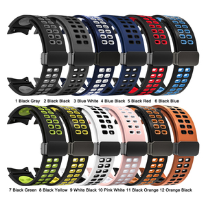 Bracelet Tschick pour <span class=keywords><strong>Samsung</strong></span> <span class=keywords><strong>Galaxy</strong></span> <span class=keywords><strong>Watch</strong></span> <span class=keywords><strong>5</strong></span> 4 44 40/4 classique magnétique boucle en D 46 <span class=keywords><strong>42mm</strong></span> Bracelet Sport <span class=keywords><strong>Galaxy</strong></span> <span class=keywords><strong>watch</strong></span> <span class=keywords><strong>5</strong></span> <span class=keywords><strong>pro</strong></span> 45mm Band - Product Image 2