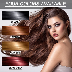 แชมพูย้อมผมปิดผมขา<span class=keywords><strong>ว</strong></span>สีดำออร์แกนิค 10x25 มล. สีติดทนนานแบบกึ่งถาวร - Product Image 3