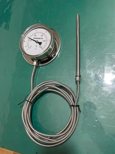 Sonda Capilar Thermo Sensor Imprensa Therm Líquido De Enchimento Pressão Tipo Termômetro Aço Inoxidável Alta <span class=keywords><strong>Temp</strong></span> Gauge Gage Ss - Product Image 6