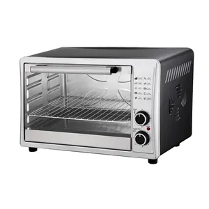 35L Smart Pizza Bread Maker Steel Stainless Metal Electric Toaster Oven with Air Fry Bake Toast Functions for Household