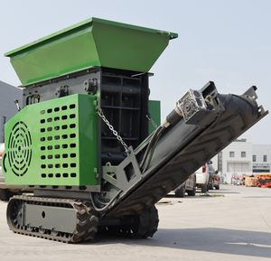 Concasseur à mâchoires haute performance pour centrale à béton, équipement de concassage HTJC430, mini concasseur mobile sur chenilles, brise-roche M - Product Image 1