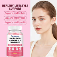Complément de Beauté Végétalien au Collagène et Vitamines pour Peau, Cheveux et Ongles – Gummies Naturels de Soin pour Cheveux, Peau et Ongles Marque Blanche