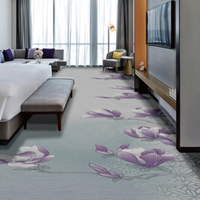 Tapis moderne tufté en jacquard, lavable, écologique, personnalisé, 100 % polypropylène, adapté aux animaux domestiques, fabriqué à la machine, pour hall d'hôtel 5 étoiles