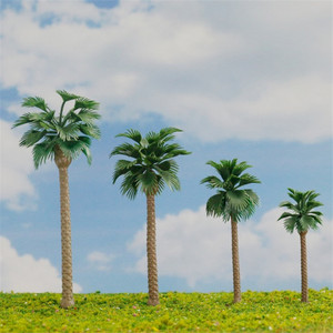 Mô Hình Kiến Trúc Trang Trí Thu Nhỏ Cây Cọ Nhân Tạo Trong Ho Train Bố Trí Mô Hình Bộ Dụng Cụ Xây Dựng Đồ Chơi - Product Image 6