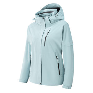 <span class=keywords><strong>Veste</strong></span> Safari Hiver Coupe-Vent Imperméable en Toile pour Hommes et Femmes, Épaisse, à Capuche, Réversible, Écologique, 2-en-1 Détachable, Motif Lettres, pour l'Extérieur - Product Image 3