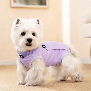 Wholesale Luxury <b>Dog</b> Recovery Suit Breathable Post <b>Surgery</b> Wear Abdominal Wound Protection Pet <b>Vest</b> <b>for</b> Small Medium Puppies - Product Image 2