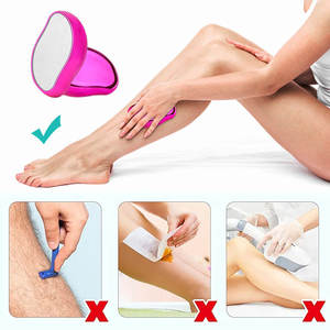 Home Use Nano Glass Crystal Hair Removal Appliances Device Reusable Painless Exfoliator <b>Eraser</b> Tool Body Hair Remover for Unisex - Product Image 5