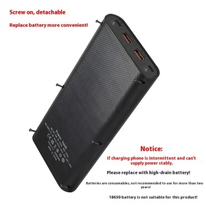 8-Slot 18650 pin Lithium ngân hàng điện hiển thị kỹ thuật số sạc nhanh không dây sạc siêu mỏng Lắp Ráp Di động Kit - Product Image 3