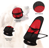 Silla Mecedora para Mascotas, Cama Portátil para Perros, Silla Mecedora Cómoda para Perros Pequeños y Gatos de Verano